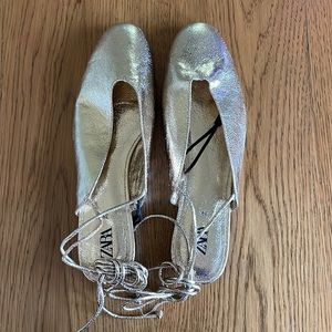 Zara Gold Sandals